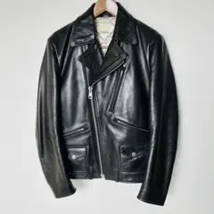 MUSHER マーシャー レザージャケット M ブラック シングルライダース
