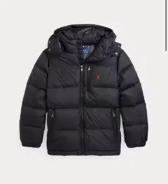 POLO ブラック ダウンジャケット
