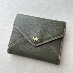 MICHAEL KORS 三つ折り財布 オリーブ ピンク