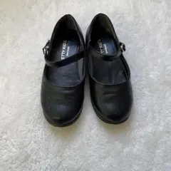 BETTY KIDS ブラック フォーマルシューズ 19cm
