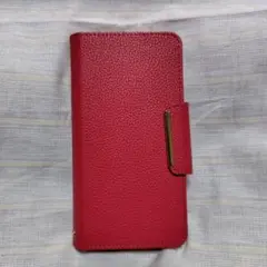 도코모 셀렉트 레드 노트 타입 케이스