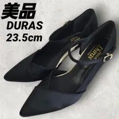 美品 DURAS デュラス ハイヒール レース素材 ブラック 黒のサムネイル