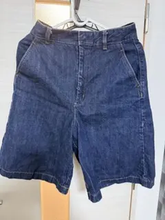 GU デニム ハーフパンツ Mサイズ シンプル カジュアル 夏