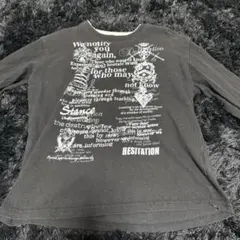 y2k 平成ギャル グランジ スカル ラメ お兄系 ピチT ロンT