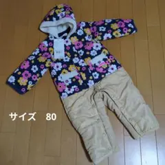 Bobson フラワープリント スキーウェア 80サイズ