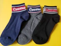 CONVERSE靴下　3足まとめて　新品　23-25㎝