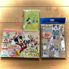 ミッキー メモ帳 3点セット