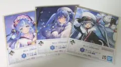 初音ミク 雪ミク 一番くじH賞 色紙 まとめ売り