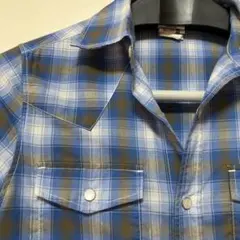 strong current チェック柄　長袖シャツ