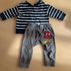 EL FIN DOLL ボーダー トップス ミッキー パンツ セット