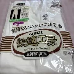 新品　GUNZE 半ズボン 4Lサイズ 良質綿100%②