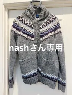 【試着のみの美品】Urban Research ノルディック柄ニットセーター