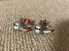 ノースウエスト航空　飛行機キーホルダー2点セット