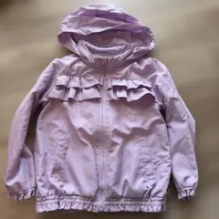フリル付きラベンダージャケット 120
