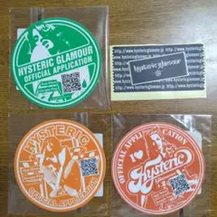 HYSTERIC GLAMOUR ヒステリックグラマー ステッカー セット