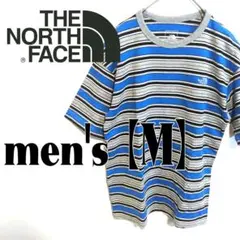 ★希少★【THE NORTH FACE】刺繍ロゴTシャツ【メンズM】