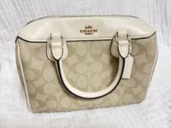 COACH ミニボストン ハンドバッグ ショルダーバッグ