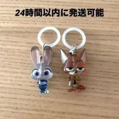 値引き ズートピア めじるしアクセサリー ニックジュディ ペア セブンイレブン