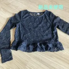 レディース　H&M トップス　黒　レース