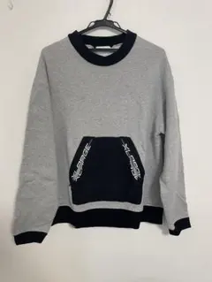 XLARGE グレー ネイビー トレーナー