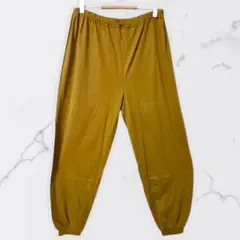 マスタード カジュアルパンツ LL 裾ゴム リラックスウェア 大きい