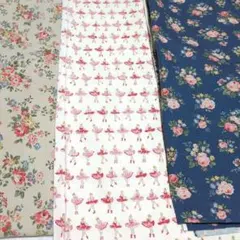 キャスキッドソンデニム生地のはぎれセット3枚