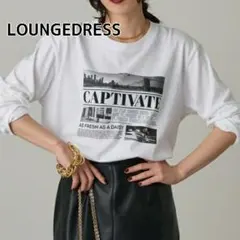 フォトロゴTシャツ ラウンジドレス ホワイトのサムネイル
