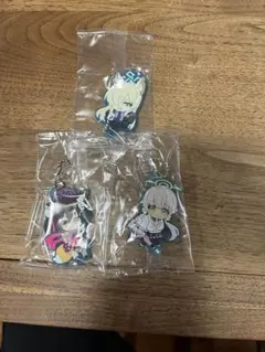 ブルーアーカイブ　ラバーキーホルダー3個セット