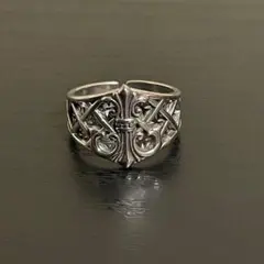 silver styleリング　メキシカンスタイル　ヴィンテージ　シルバーカラー