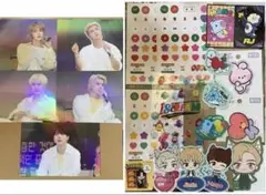 02 BT21 BTS ステッカー　シール　ポストカード　セット