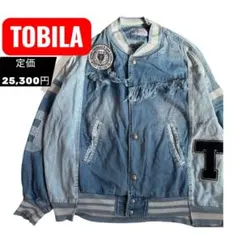 TOBILA 　デニムブルゾン　デニムジャケット　Gジャン　トビラ　古着　美品