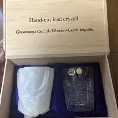 BOHEMIA Crystal ハンドカットロックグラス新品未使用品