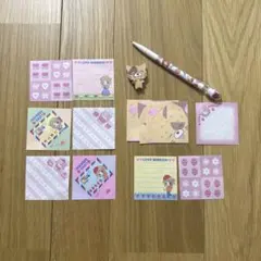 ちゃお付録　ラブベリッシュ！　メモ帳シャーペンボールペン消しゴム