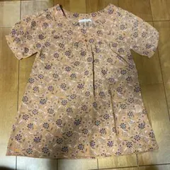 grove 半袖ブラウス 花柄 森ガール チュニック