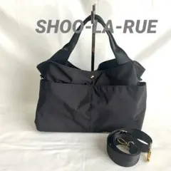 SHOO-LA-RUE シューラルー トートバッグ ショルダーバッグ ブラックのサムネイル