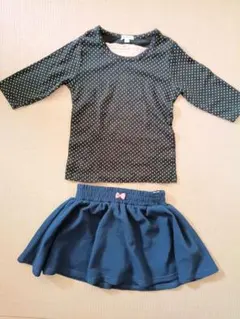 110cm　長袖シャツ スカート まとめ売り a.v.vのサムネイル