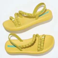 美品　Ipanema/イパネマ　スライドサンダル　イエローのサムネイル