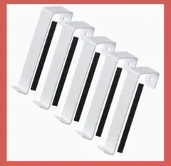 ドアハンガー 5個組 ドアフック 扉 引っ掛け フック　バッグ掛け　ホワイト