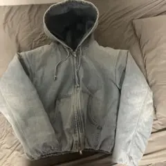 ZARA フード付きデニムジャケット S(USM)