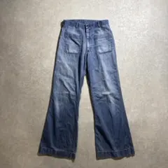 80s US Navy Denim Sailor Pantsのサムネイル