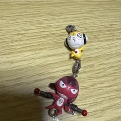ケロロ軍曹 ギロロ クルル繋がるストラップ