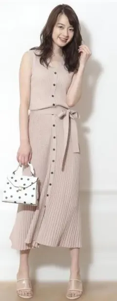 ♡♡Mystradaマイストラーダ【ノースリーブ ロングニットワンピ】♡♡