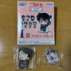 コナン　セガラッキーくじ　アクリルブロック　くら寿司　毛利小五郎