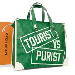 【極美品】ルイヴィトン　トートバッグ　ハンド　ビジネスバッグ　ショルダー　緑
