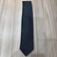 Pierre Cardin ダークブルー ドット柄 ネクタイ