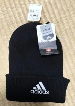 adidas ニット帽 ブラック ジュニアのサムネイル