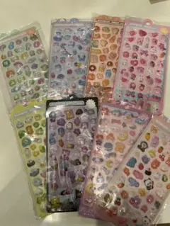 ボンボン ドロップ ぷくぷく 3D 立体 シール 交換 シール帳