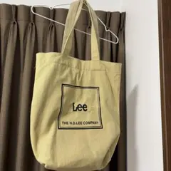 【️美品✨️】Lee トートバッグ イエロー ロゴプリント【️即購入⭕️】のサムネイル