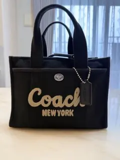 ほぼ新品】COACH トートバッグ カーゴ トート 42 黒 A4 - メルカリ