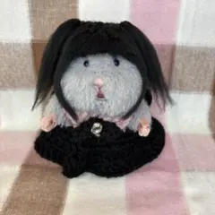 ちびぐるみ ぬい服 ねこ耳カチューシャAMPTAK まぜ太(ピアス付き